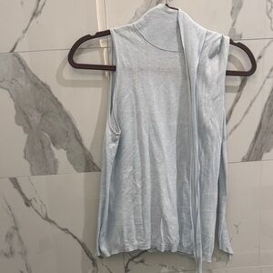 Ann Taylor Factory Soft Blue Tank Top